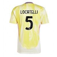 Moški Nogometni dresi Juventus Manuel Locatelli #5 Gostujoči 2024-25 Kratek Rokav